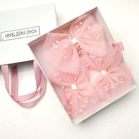 Princess Pearl Lace Headband Bow Socks Gift Box (Baby)