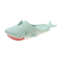 Personnalité drôle requin pantoufles Parent enfant Couple Baotou demi pantoufles femme été voyage chaussures de plage dessin animé pantoufles pour enfants