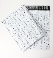 Cute Giraffe Pattern Poly Mailers (100 Pcs)