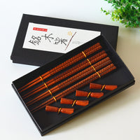 Japanese Wooden Chopsticks Gift Box Set
