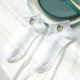 Avocado Embroidered Boat Socks