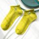 Avocado Embroidered Boat Socks