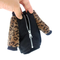 Leopard Sleeves Dog Jacket