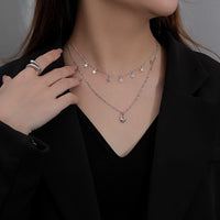 Necklace Niche 925 Sterling Silver Female Clavicle Custom Golden Five-pointed Star Necklace