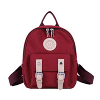 Sac à dos pour femmes, sac à dos de bonne qualité avec fermeture éclair, petit sac d'école pour adolescentes, Double ceinture, Mini sacs à bandoulière, nouvelle collection