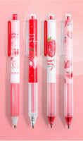 Strawberry Limited Series Gel Pen Set (4 Pcs)