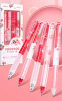 Strawberry Limited Series Gel Pen Set (4 Pcs)