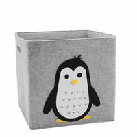 Cube Folding Storage Box Box Children's Toys Felt Cloth Fabric Basket Foldable Box
