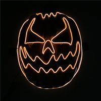 LED Pumpkin Masquerade Mask