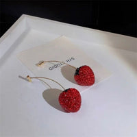 Red Strawberry Earrings