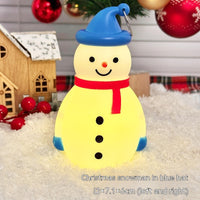 Snowman Small Night Lamp Luminous Ornaments