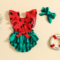 Cute Super Watermelon Baby Jumpsuit Romper (Baby/Toddler)