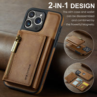 Magnetic Card Holder Wallet Wireless Charger iPhone Case