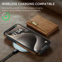 Magnetic Card Holder Wallet Wireless Charger iPhone Case