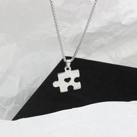 Couple Puzzle Love Necklace