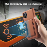 Mobile Phone Leather Case Card Insert Protective iPhone Cover