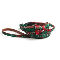 Plaid Christmas Series Pet Collar Dog Collar Leash