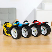 New Personalized Alarm Clock Decoration Student Craft Gift Simulation Racing Model Children's Toy Birthday Gift Clock
