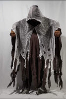 Cape d'Halloween Cos Zombie Vêtements Crâne Accessoires de Cape