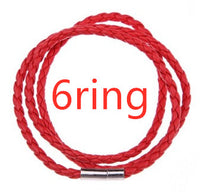 Bracelet tressé en cuir véritable, perles en acier inoxydable personnalisées, bracelet à breloques avec nom