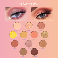 Mysterious Time Collection Sweet Free Party 12-Colors Eyeshadow Palettes