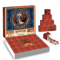 Puzzle de calendrier de l'Avent de Noël en papier