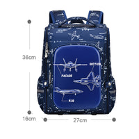 Cartable grande capacité imprimé aérospatial