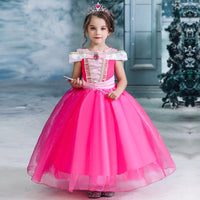 Navidad Cos Zhongda faldas para niñas vestido de princesa Ailo de la Bella Durmiente