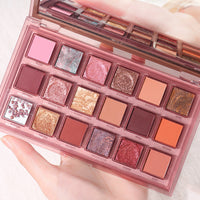 Hudamoji Naughty Nude Rose 18-color Eyeshadow Palette