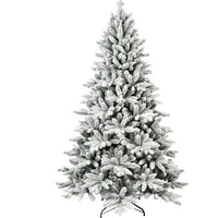 5ft PVC PE Flocking Hinged Tree Environmentally Friendly Fireproof Artificial Christmas Flocked Tree By Limei Tree