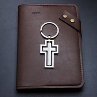 Cross Metal Keychain