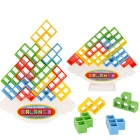 Jeu de puzzle d'équilibrage de tour Tetra Block