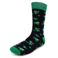 Green Frogs Novelty Socks (Mens)