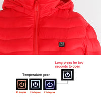 Electric Thermal Heated Winter Jacket (Mens)
