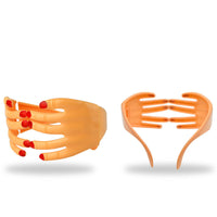 Masque mains aux yeux bandés