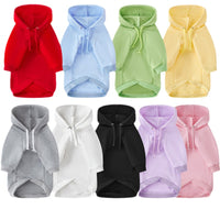 Blank Pet Sweatshirt Cotton Dog Hoodie Clothing
