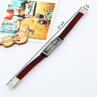 Cross Leather Bracelet