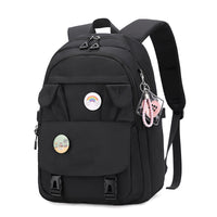 Mochila para estudiantes de secundaria de gran capacidad con orejas de conejo