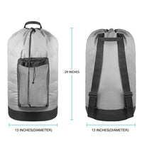 Mochila de lavandería sencilla y práctica.