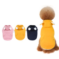 Bear Ears Hooded Fleece Dog Sweatshirt
