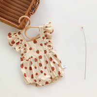 Women's Strawberry Romper Sleeveless Vest
