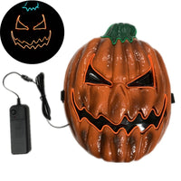 LED Pumpkin Masquerade Mask