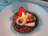 Strawberry Chocolate Cake Aromatic Candle Decoration