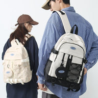 Mochila de escuela secundaria de gran capacidad para estudiantes universitarios