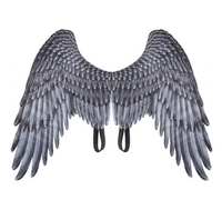 Ailes d'ange 3D d'Halloween, ailes de cosplay pour fête à thème Mardi Gras (enfant/adulte)