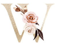Personalized Floral Letter Jewelry Box