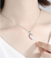 Creative Magnet Necklace Love Heart Broken Men And Women