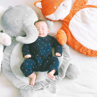 Small Animal Fox Sheep Elephant Baby Photography Concave Shape Lounge Chair