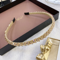 Bandeaux fins en diamant et cristal