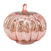 Lanterne citrouille décorative en verre d'Halloween